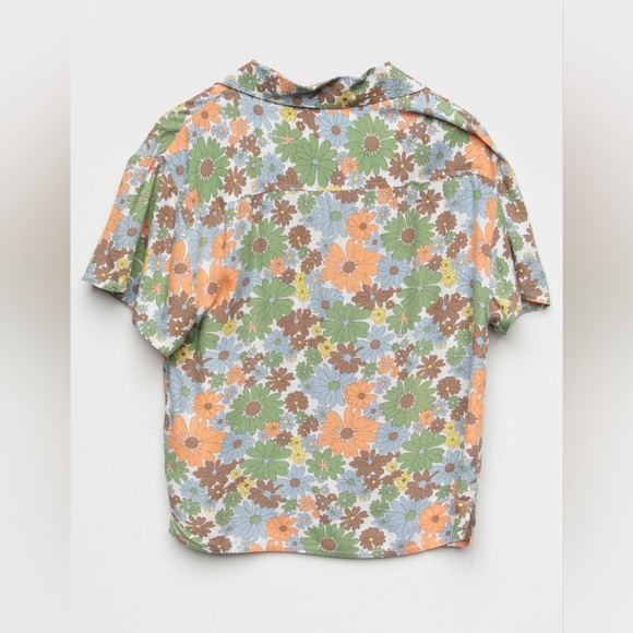 🌸 RSQ Floral Oversized Women's Camp Shirt - Size XXL 🌸 - Picture 8 of 13